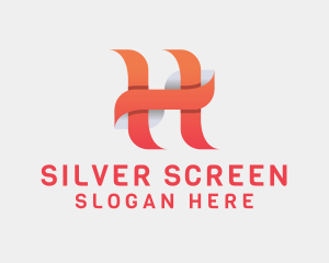 Modern Digital Software Letter H Logo