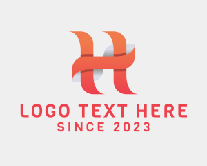 Letter H - Modern Digital Software Letter H logo design