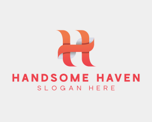 Modern Digital Software Letter H logo design