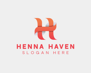 Modern Digital Software Letter H logo design