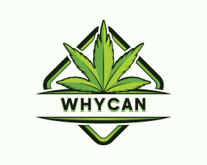 Organic Cannabis Leaf Logo