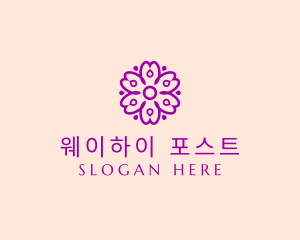 Flower Petal Garden logo design