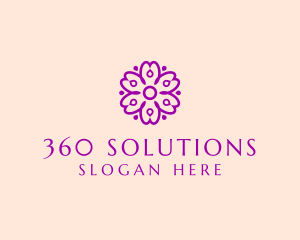 Flower Petal Garden logo design