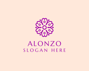 Flower Petal Garden logo design