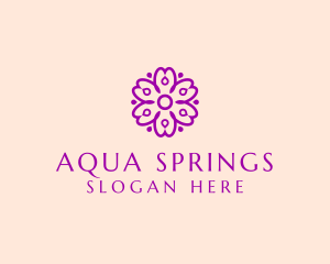 Flower Petal Garden logo design