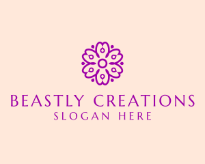 Flower Petal Garden logo design