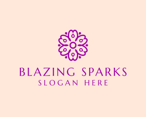 Flower Petal Garden logo design