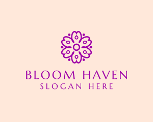 Flower Petal Garden logo design