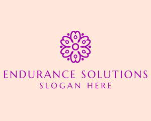 Flower Petal Garden logo design