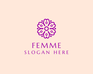 Flower Petal Garden logo design