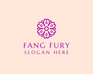 Flower Petal Garden logo design