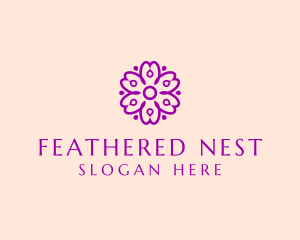 Flower Petal Garden logo design