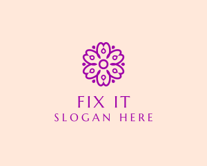 Flower Petal Garden logo design