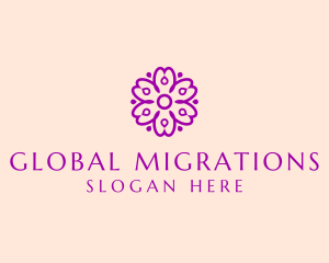 Flower Petal Garden logo design