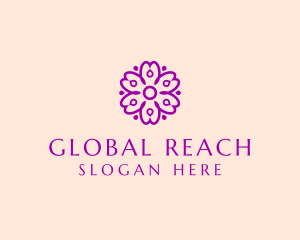 Flower Petal Garden logo design