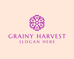 Flower Petal Garden logo design