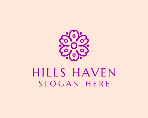 Flower Petal Garden logo design