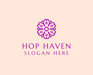 Flower Petal Garden logo design