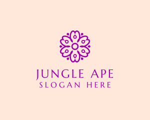 Flower Petal Garden logo design