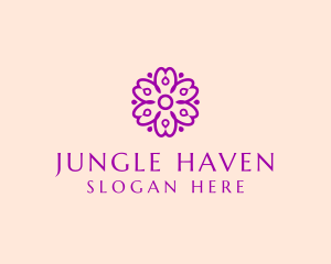 Flower Petal Garden logo design