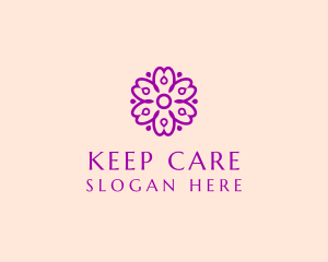 Flower Petal Garden logo design