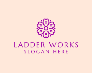 Flower Petal Garden logo design