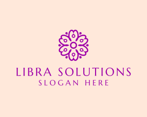 Flower Petal Garden logo design