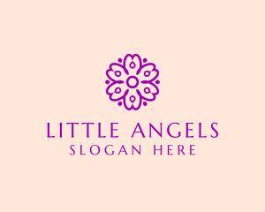 Flower Petal Garden logo design