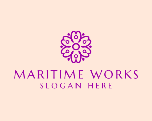 Flower Petal Garden logo design