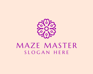 Flower Petal Garden logo design