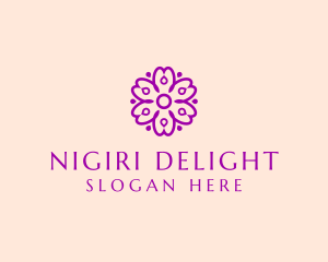 Flower Petal Garden logo design