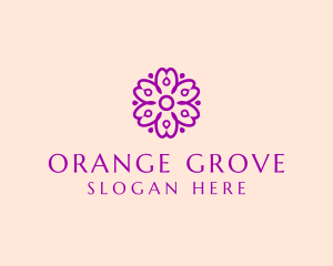 Flower Petal Garden logo design