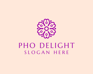 Flower Petal Garden logo design