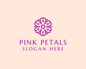 Flower Petal Garden logo design