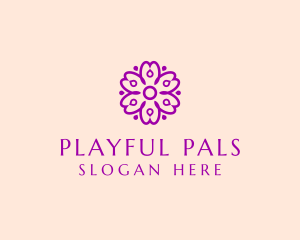 Flower Petal Garden logo design