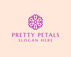 Flower Petal Garden logo design