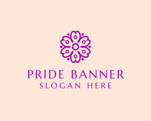 Flower Petal Garden logo design