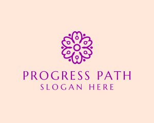 Flower Petal Garden logo design