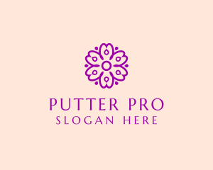 Flower Petal Garden logo design