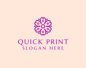 Flower Petal Garden logo design