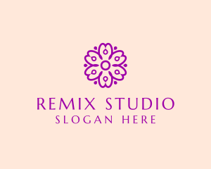 Flower Petal Garden logo design