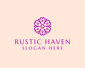 Flower Petal Garden logo design