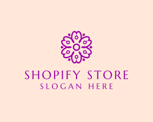 Flower Petal Garden logo design