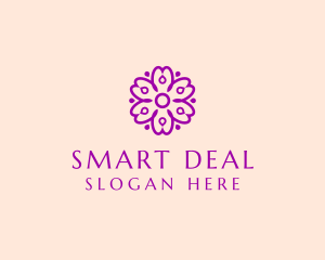 Flower Petal Garden logo design