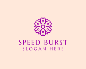 Flower Petal Garden logo design