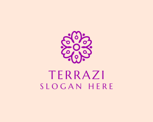 Flower Petal Garden logo design