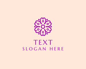 Flower Petal Garden logo design