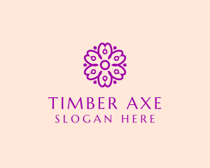 Flower Petal Garden logo design