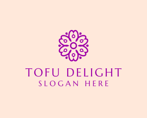 Flower Petal Garden logo design