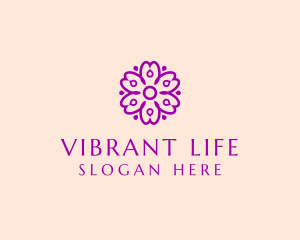 Flower Petal Garden logo design